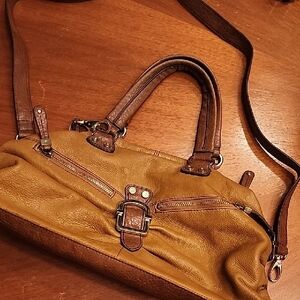Brown Leather Satchel Bag